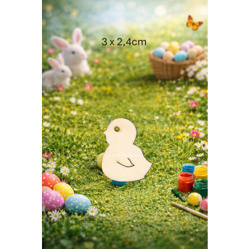 Kurczak 3cm, sklejka 3mm